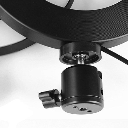 Кольцевая лампа диаметром 45 см с режимом RGB M-J45 черная