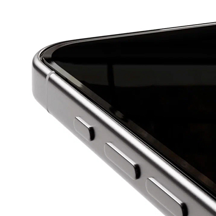 Защитное стекло для iPhone 16 Pro на весь экран противоударное VLP Privacy 2.5D с защитой от подглядывания черное