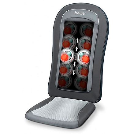 Массажная накидка (массажер) на сиденье для спины Шиацу с подогревом Beurer MG 206 черная