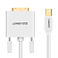 Кабель Mini DisplayPort - DVI-D (папа- папа) длина 1,5 м Ugreen MD102 белый