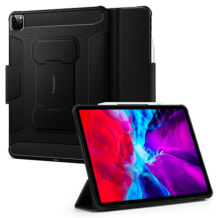 Чехол для iPad Pro 12.9 2018, 2020 гелевый Spigen SGP Rugged Armor Pro черный