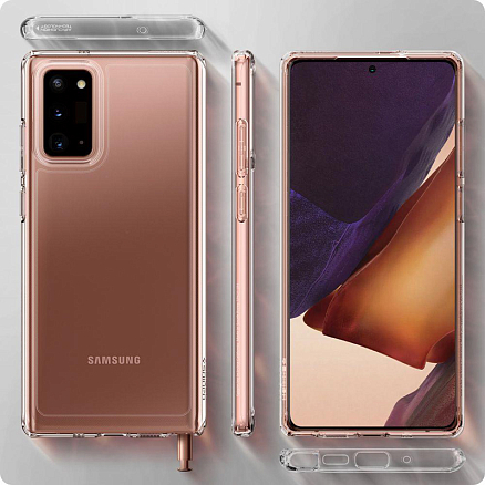 Чехол для Samsung Galaxy Note 20 гибридный Spigen SGP Ultra Hybrid прозрачный