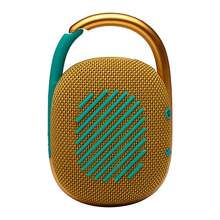 Портативная колонка JBL Clip 4 с защитой от воды желтая