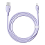Кабель Baseus Pudding Series Fast Charging Cable 2.4A USB Type-A - Lightning (2 м, фиолетовый)