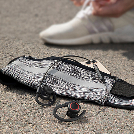 Наушники беспроводные Bluetooth Baseus Encok S17 вакуумные с микрофоном и пультом черные