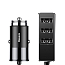 Зарядное устройство автомобильное с четырьмя USB входами 5.5А и кабелем 1,5 м Baseus Enjoy Together черное