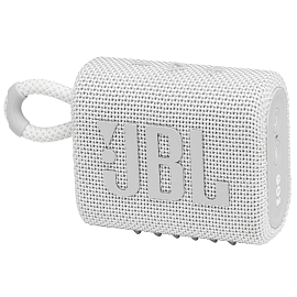 Портативная колонка JBL Go 3 с защитой от воды белая