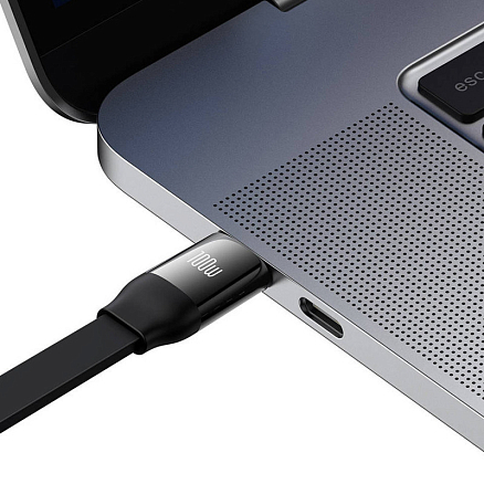 Кабель Type-C - MicroUSB, Lightning, Type-C 1,1 м 3.5A 100W Baseus Bright Mirror черный