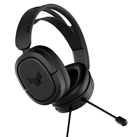 Наушники Asus TUF Gaming H1 полноразмерные с микрофоном игровые черные
