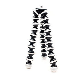 Мини-штатив гибкий для телефона, фотоаппарата или экшн-камеры Gorilla L (без адаптеров) черно-белый