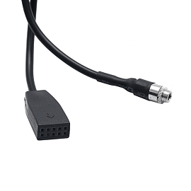 Адаптер Aux 3,5 мм в машину BMW для прослушивания музыки длина 1,5 метра