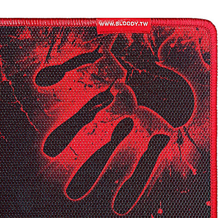 Коврик для мышки A4Tech Bloody B-081 игровой черно-красный