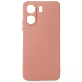 Чехол для Poco C65 силиконовый Color Soft Touch пудровый