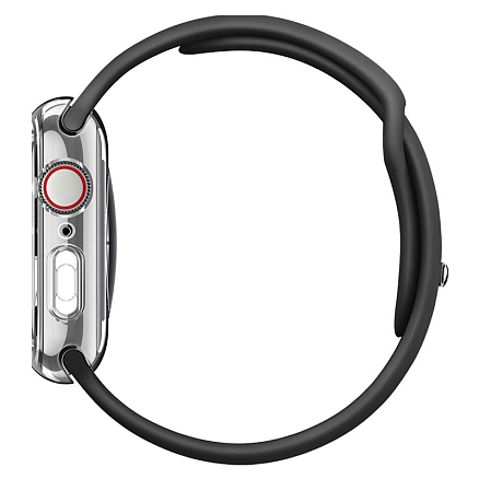 Чехол для Apple Watch 40 мм гелевый Spigen Liquid Crystal прозрачный