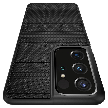 Чехол для Samsung Galaxy S21 Ultra гелевый Spigen SGP Liquid Air матовый черный