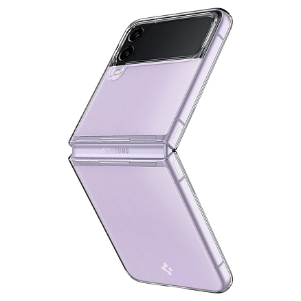 Чехол для Samsung Galaxy Z Flip 3 пластиковый ультратонкий Spigen Air Skin прозрачный
