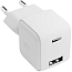 Зарядное устройство сетевое с USB и Type-C 20W VLP G-Charge (быстрая зарядка QC, PD) белое