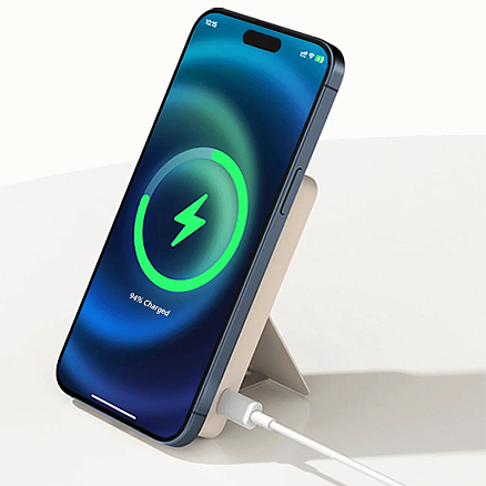 Внешний аккумулятор Xiaomi Magnetic Power Bank BHR9074GL с беспроводной зарядкой MagSafe 6000мАч 15Вт бежевый