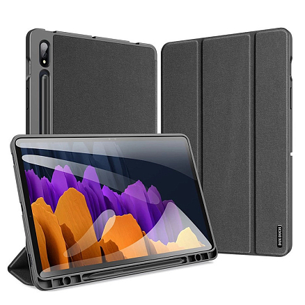 Чехол для Samsung Galaxy Tab S7 11.0 T870, T875 книжка Dux Ducis Domo черный