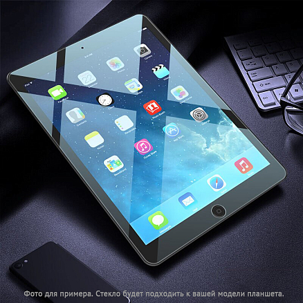 Защитное стекло для iPad Pro 10.5, Air 2019 на экран противоударное Mocoll Golden Amor 2.5D прозрачное