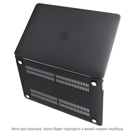 Чехол для Apple MacBook Pro 16 Touch Bar A2141 пластиковый матовый DDC Matte Shell черный