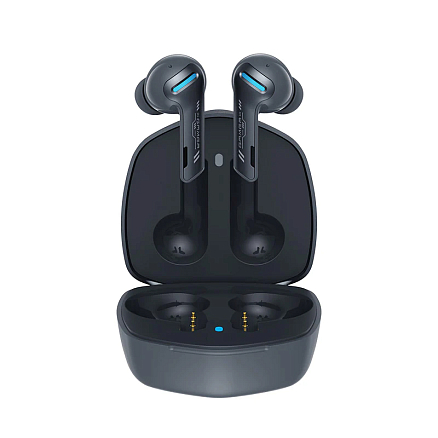 Наушники TWS беспроводные Bluetooth QCY G1 вакуумные с микрофоном игровые серые