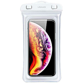 Водонепроницаемый чехол для телефона до 6 дюймов Usams YD007 прозрачный