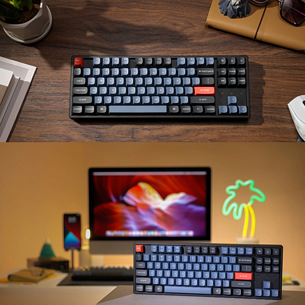 Клавиатура Keychron K8 Pro Wireless Gateron G pro Red механическая с подсветкой игровая черная