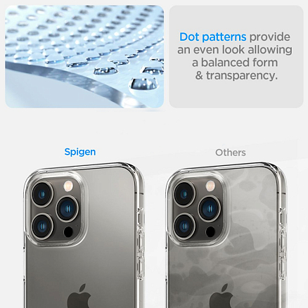 Чехол для iPhone 14 Pro Max гелевый Spigen Crystal Pack прозрачный