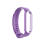 Сменный браслет для Xiaomi Mi Smart Band 5, 6 силиконовый сиреневый