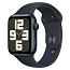 Умные часы Apple Watch SE 2 GPS 2024 44 мм с силиконовым ремешком S/M черные