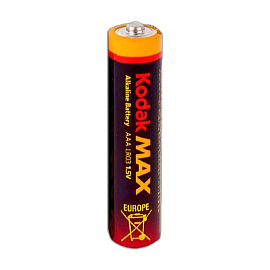 Батарейка LR03 Alkaline (пальчиковая маленькая AAA) Kodak MAX 1 шт.