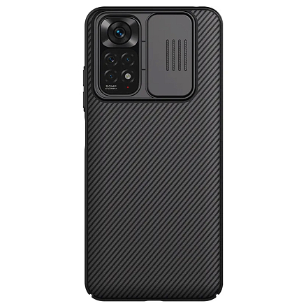 Чехол для Xiaomi Redmi Note 11, 11S гибридный Nillkin CamShield черный