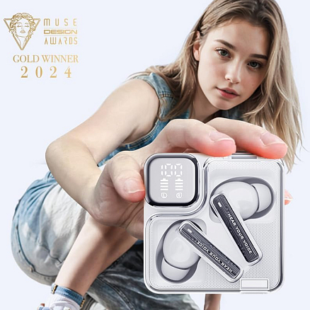 Наушники TWS беспроводные QCY MeloBuds Neo вакуумные белые