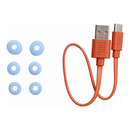 Наушники TWS беспроводные JBL Wave Beam вакуумные с микрофоном голубые