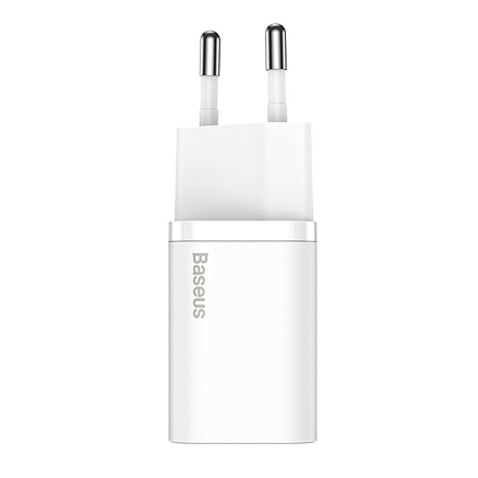 Зарядное устройство сетевое Type-C 25W Baseus Super Si (быстрая зарядка PD) белое