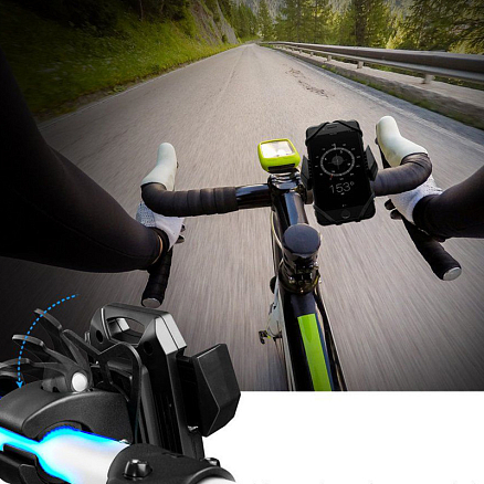 Велосипедный держатель для телефона до 6.5 дюйма на руль Spigen SGP A251 черный