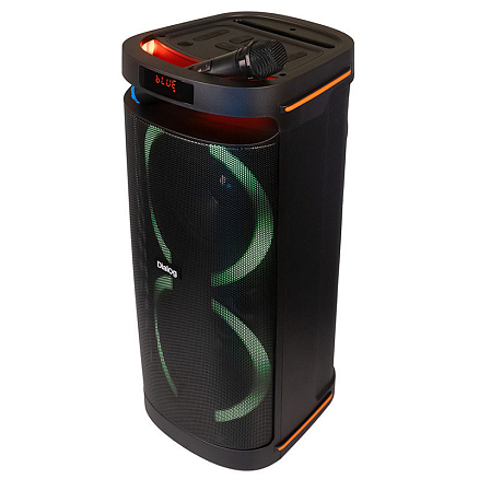 Портативная колонка Dialog Oscar AO-300 для вечеринок с подсветкой черная
