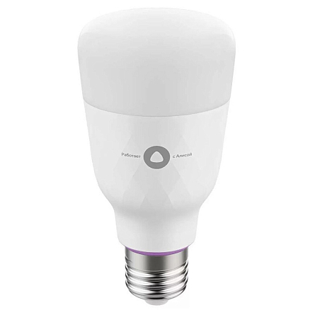 Умная лампочка светодиодная Яндекс Алиса YNDX-00018 белая