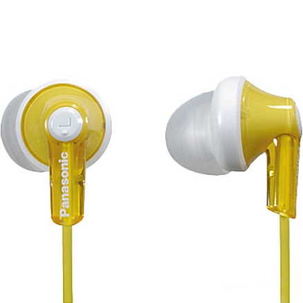 Наушники Panasonic RP-HJE118 вакуумные желтые