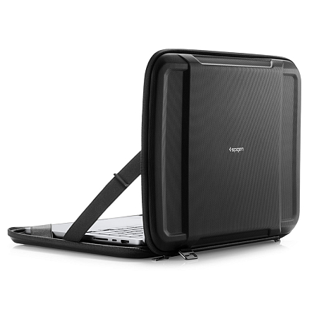 Чехол для ноутбука от 13 до 14 дюймов Spigen Rugged Armor Pouch Pro черный