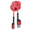 Кабель USB - Lightning для зарядки iPhone 1,5 м 2А плетеный Baseus Confidant красный