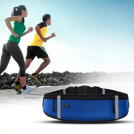 Сумка на пояс спортивная Hurtel Ultimate II синяя