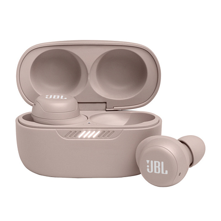Наушники TWS беспроводные JBL Live Free NC вакуумные с микрофоном и активным шумоподавлением бледно-розовые