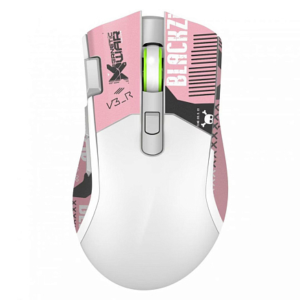 Мышь беспроводная оптическая Blackzid M1 Flamengo с подсветкой 7 кнопок 4000 dpi игровая