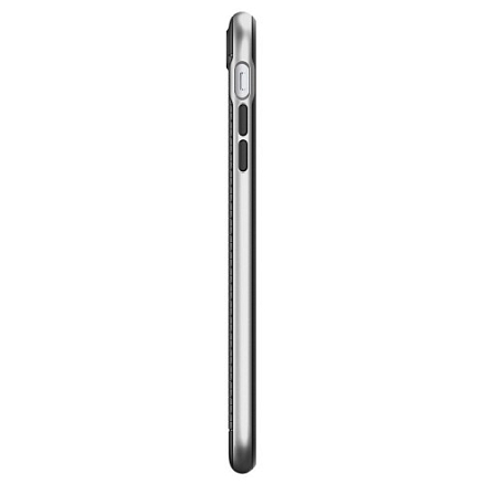 Чехол для iPhone 7 Plus, 8 Plus гибридный Spigen SGP Neo Hybrid черно-серебристый