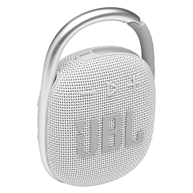 Портативная колонка JBL Clip 4 с защитой от воды белая