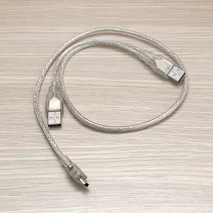 Кабель USB 2.0 - MiniUSB для подключения внешних жестких дисков 1,5 м