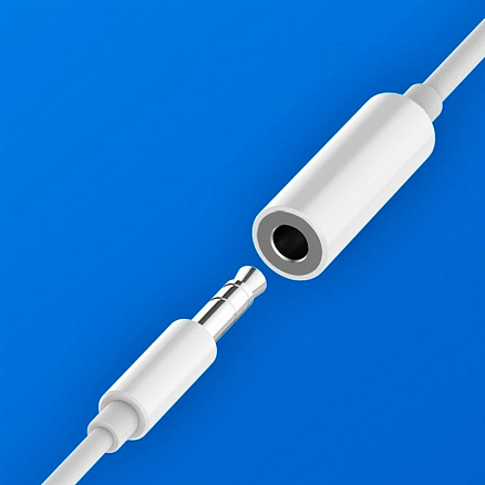 Переходник Type-C - 3,5 мм (папа - мама) 15 см ZMI AL71A белый