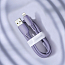 Кабель USB - Lightning для зарядки iPhone 1,2 м 2.4А Baseus Colourful фиолетовый